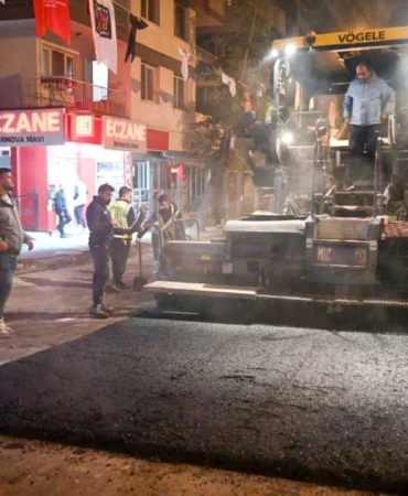 Bornova’da gece mesaisi